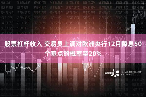 股票杠杆收入 交易员上调对欧洲央行12月降息50个基点的概率至20%